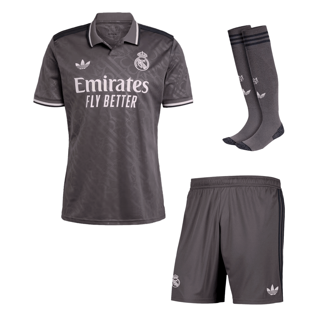 Real Madrid Third Away Soccer Jersey Kit 2024/25 (Jersey+Shorts+Socks)