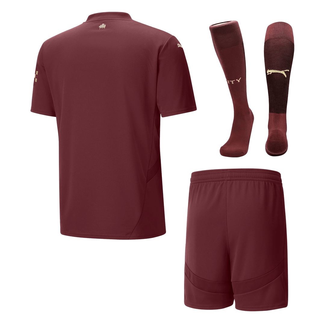 Manchester City Third Away Soccer Jersey Kit 2024/25 (Jersey+Shorts+Socks)