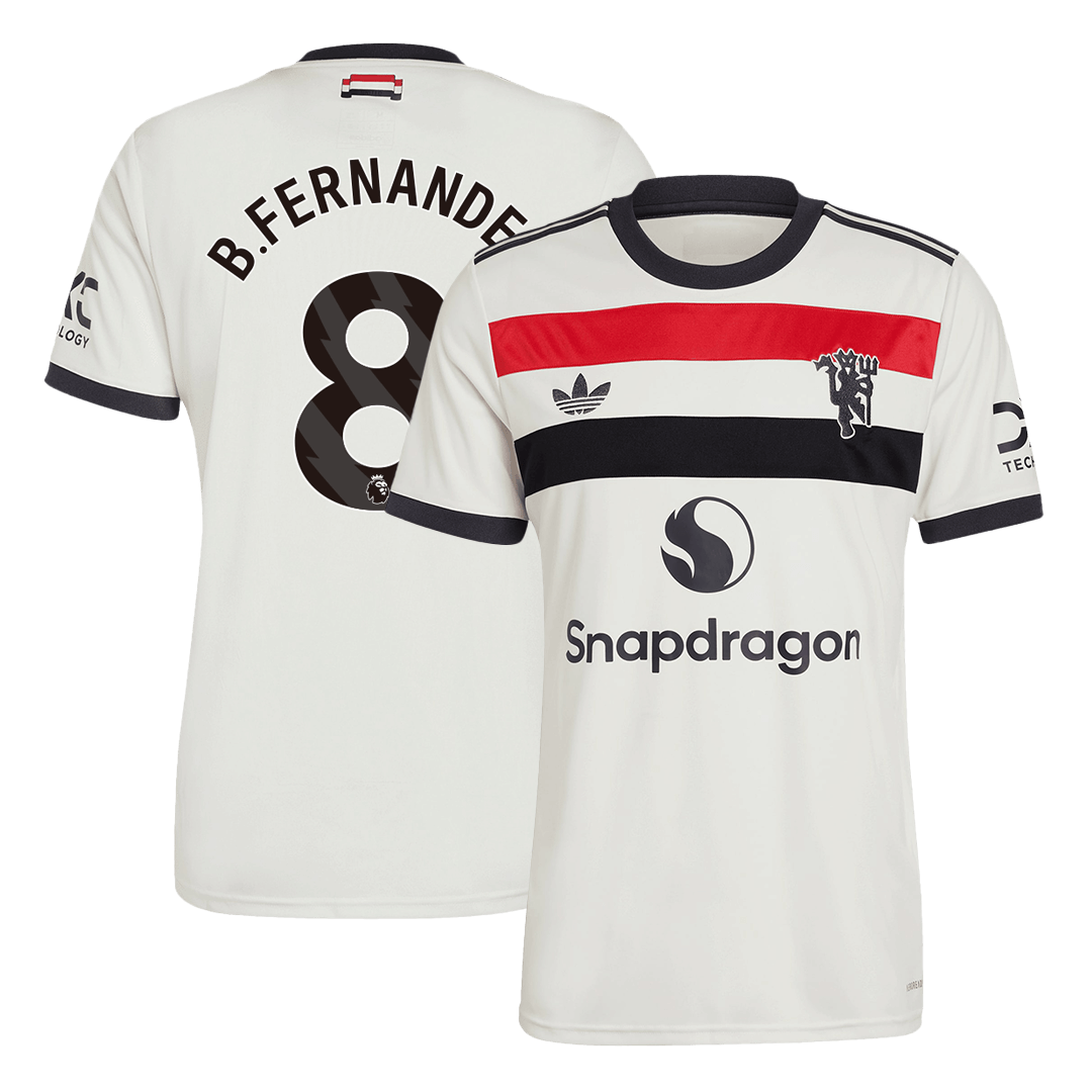 Manchester United B.FERNANDES #8 Third Away Soccer Jersey 2024/25