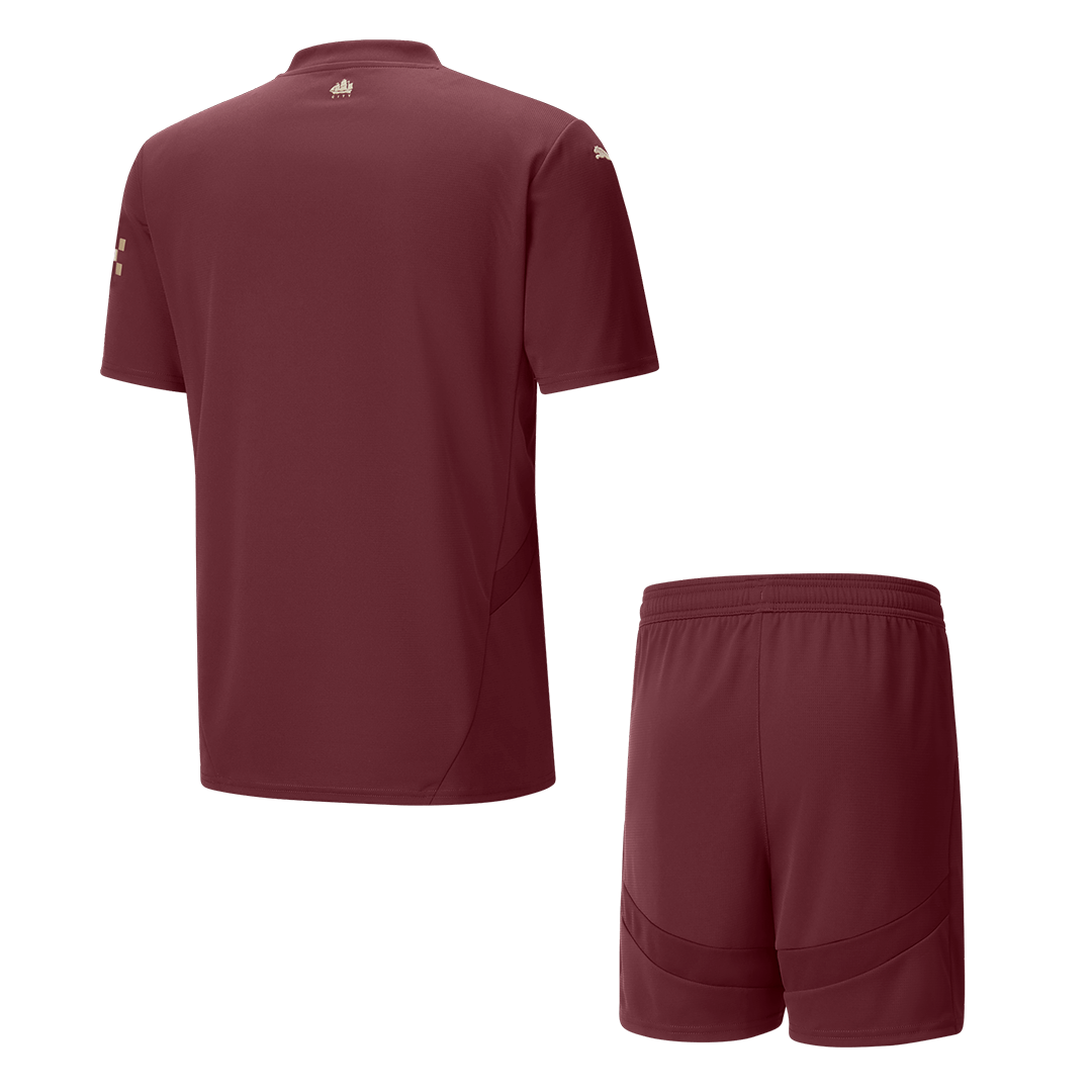 Manchester City Third Away Soccer Jersey Kit 2024/25 (Jersey+Shorts)