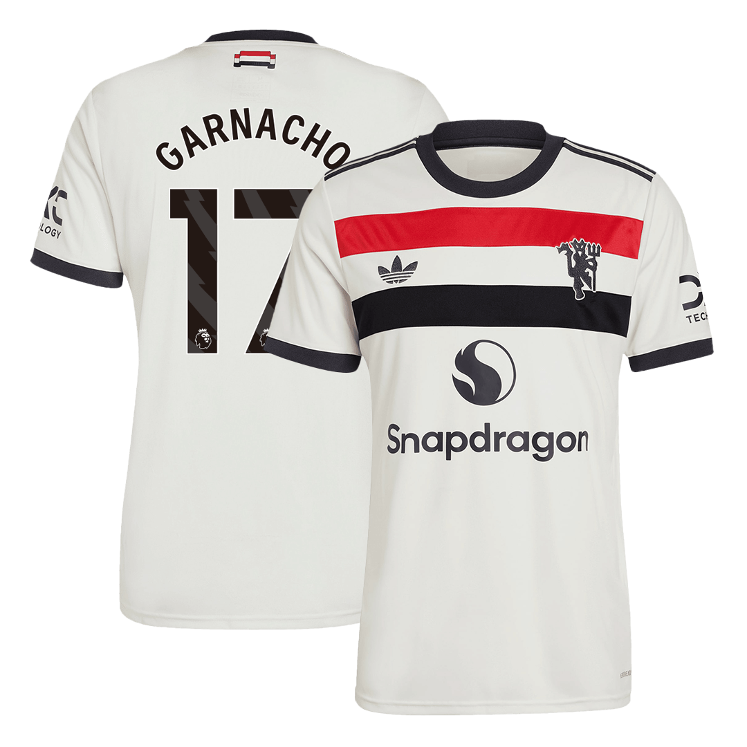 Manchester United GARNACHO #17 Third Away Soccer Jersey 2024/25