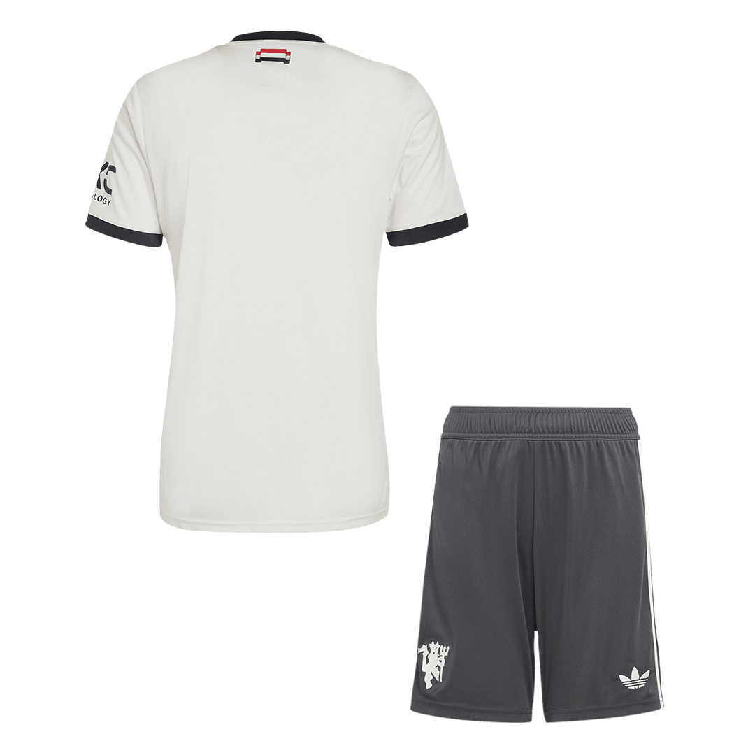 Manchester United Third Away Soccer Jersey Kit 2024/25 (Jersey+Shorts)