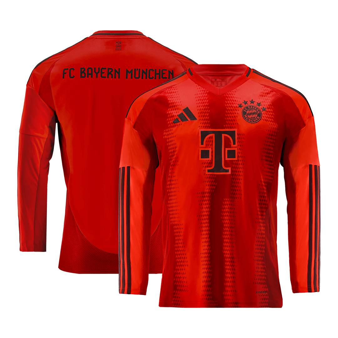 Bayern Munich Long Sleeve Home Soccer Jersey 2024/25