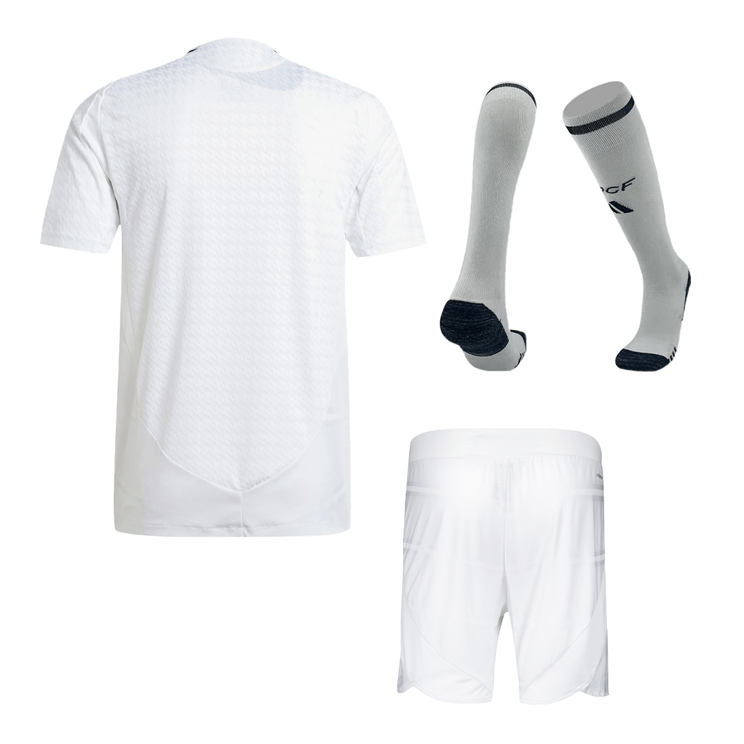 Real Madrid Home Soccer Jersey Kit Authentic 2024/25 (Jersey+Shorts+Socks)