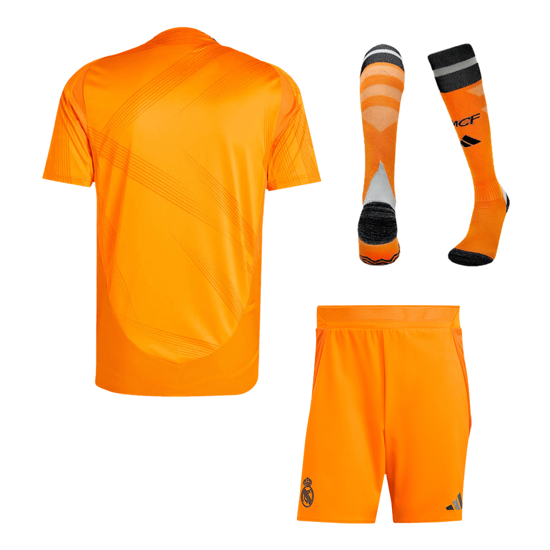 Real Madrid Away Soccer Jersey Kit Authentic 2024/25 (Jersey+Shorts+Socks)