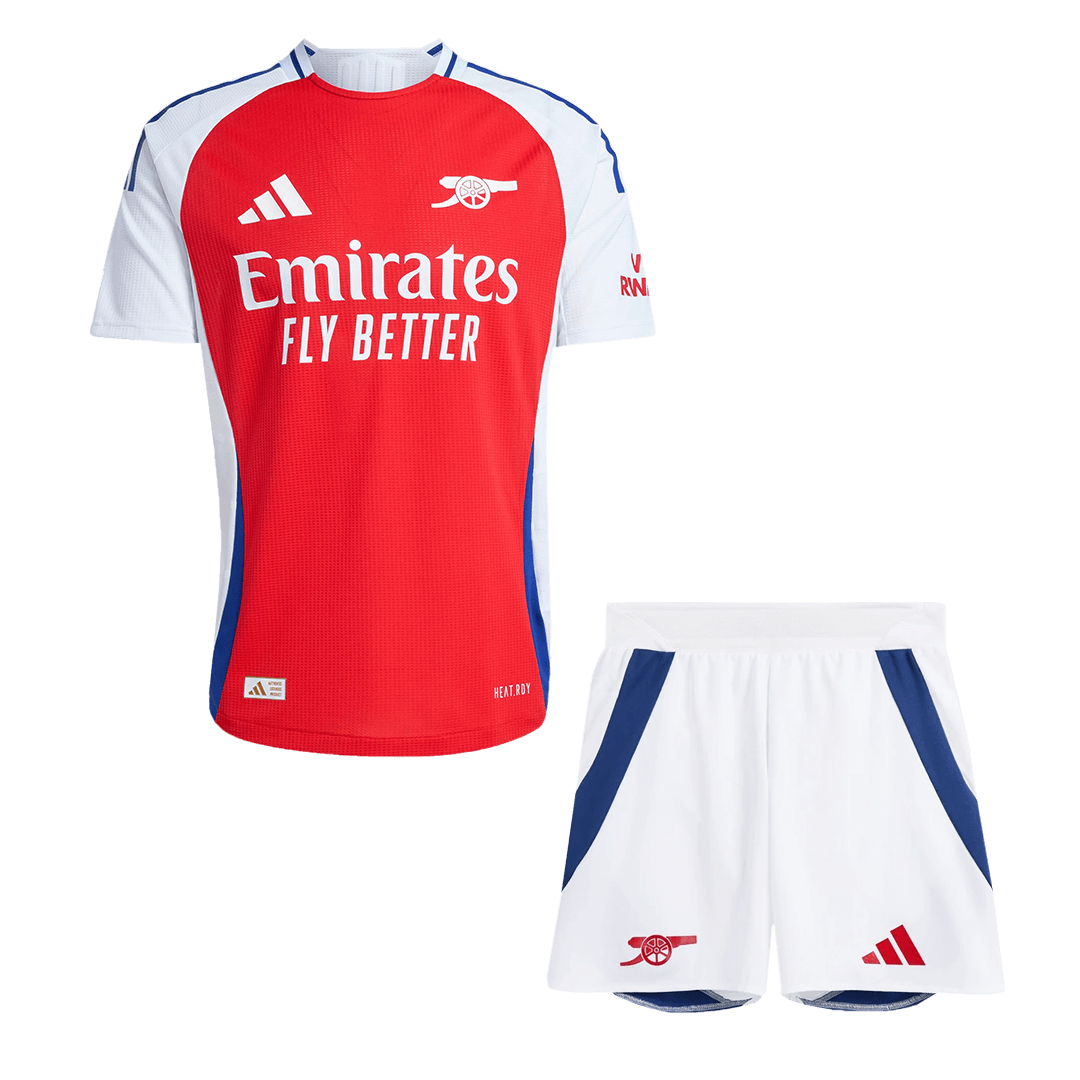 Arsenal Home Soccer Jersey Kit Authentic 2024/25 (Jersey+Shorts)