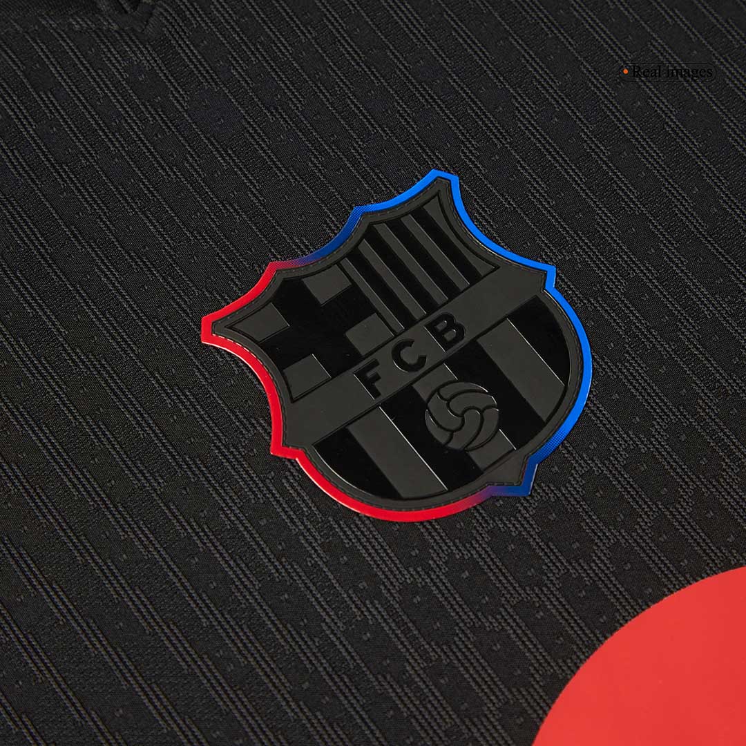 Barcelona Away Soccer Jersey Authentic 2024/25 - Spotify Logo Without Text