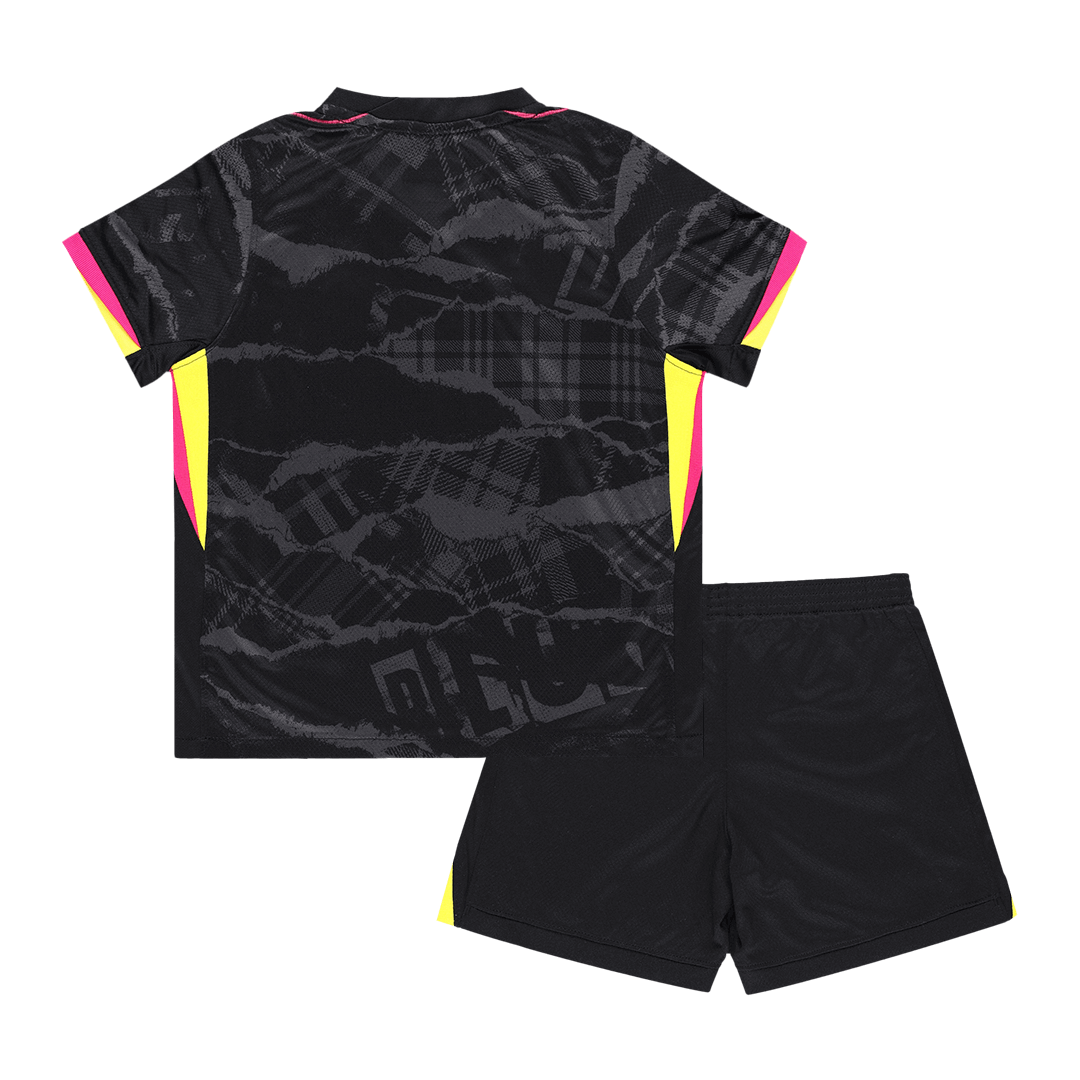 Chelsea Third Away Soccer Jersey Kit 2024/25 Kids(Jersey+Shorts)