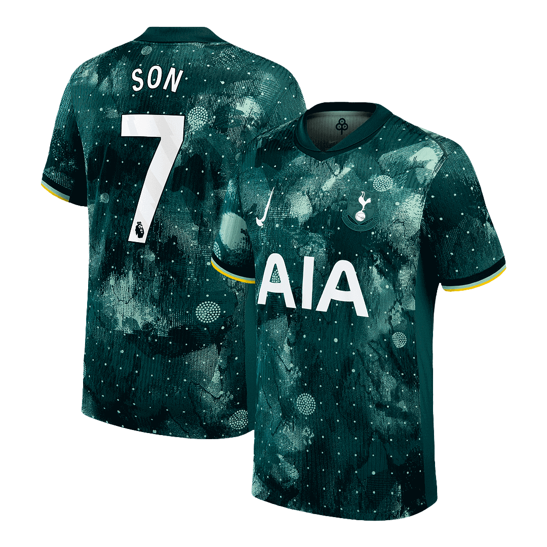 Tottenham Hotspur SON #7 Third Away Soccer Jersey Authentic 2024/25
