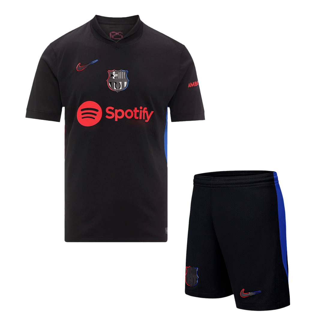 Barcelona Away Soccer Jersey Kit 2024/25 (Jersey+Shorts)