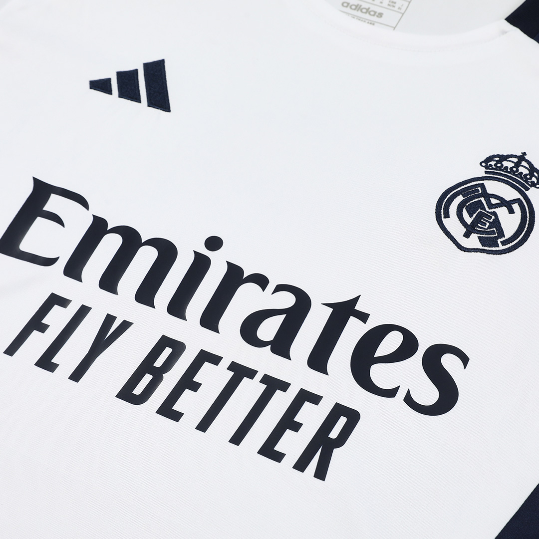 Real Madrid Pre-Match Training Soccer Jersey 2024/25 - White