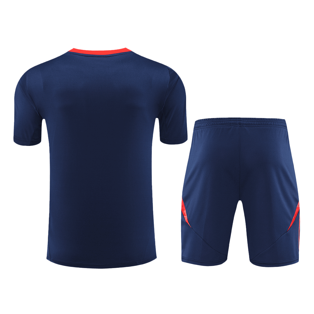 Manchester United Pre-Match Soccer Jersey Kit 2024/25 (Jersey+Shorts)