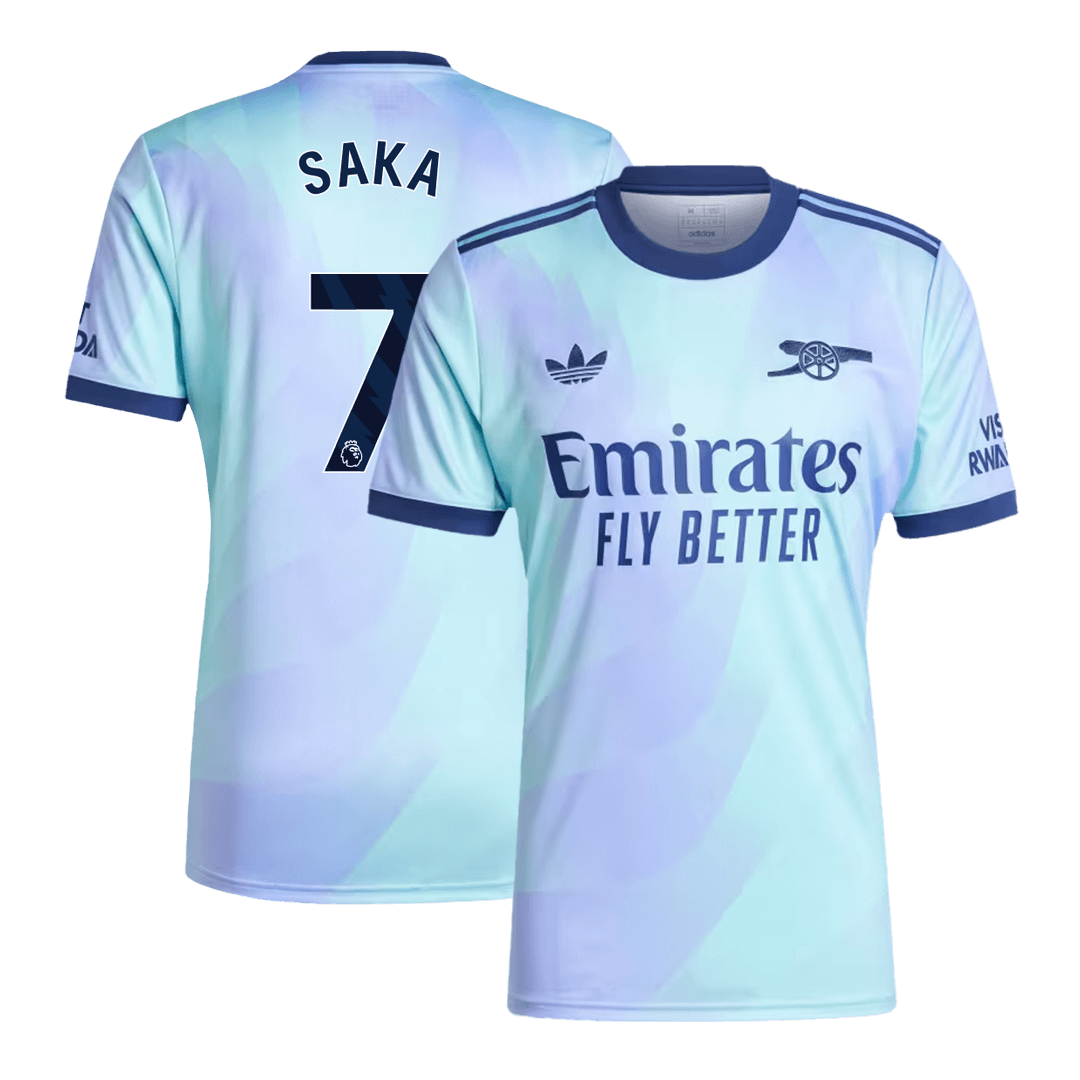 Arsenal SAKA #7 Third Away Soccer Jersey 2024/25