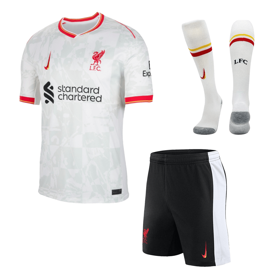 Liverpool Third Away Soccer Jersey Kit 2024/25 (Jersey+Shorts+Socks)
