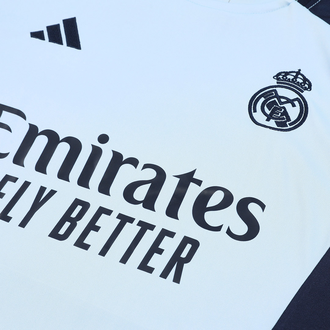 Real Madrid Pre-Match Training Jersey Kit 2024/25 (Jersey+Shorts)