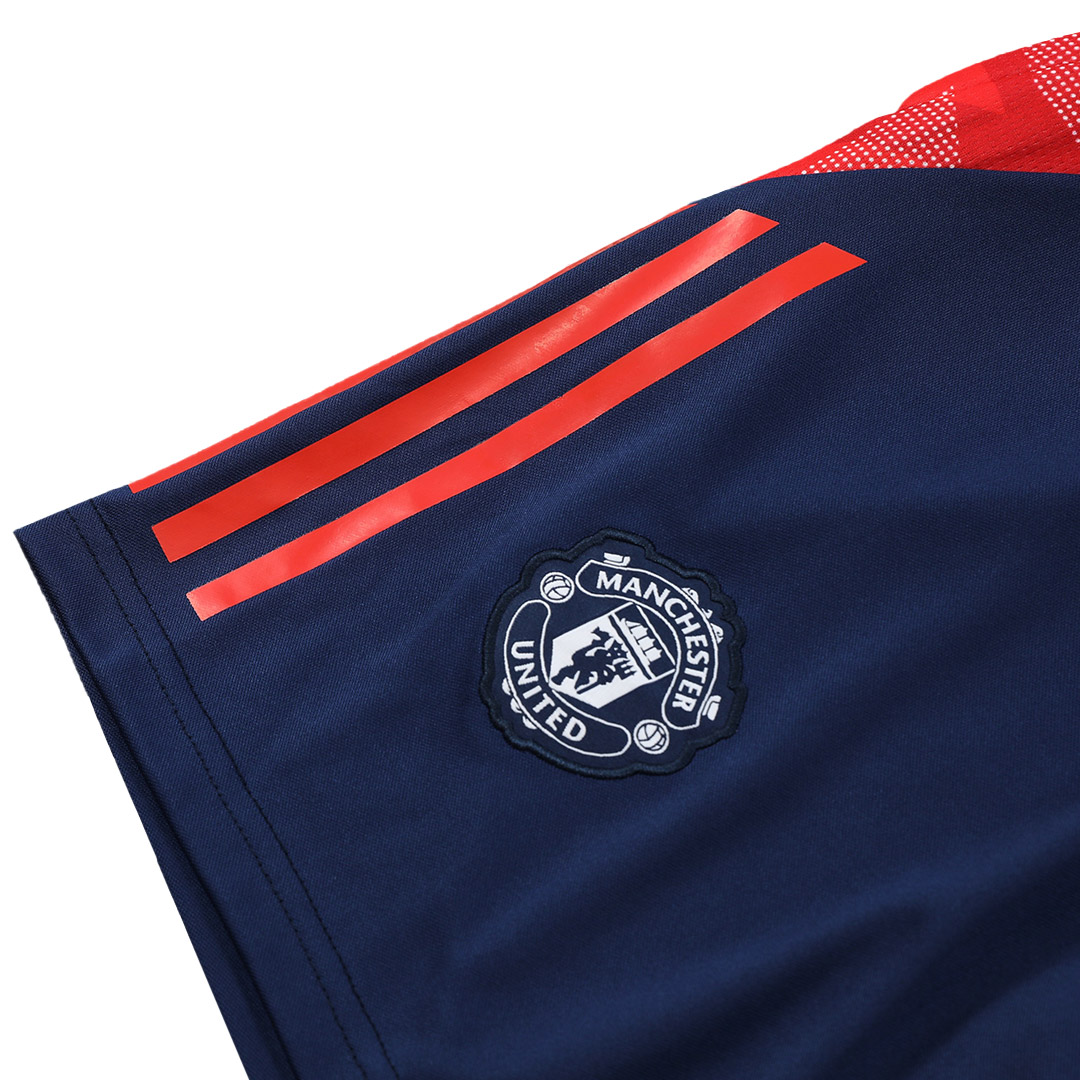 Manchester United Pre-Match Soccer Jersey Kit 2024/25 (Jersey+Shorts)
