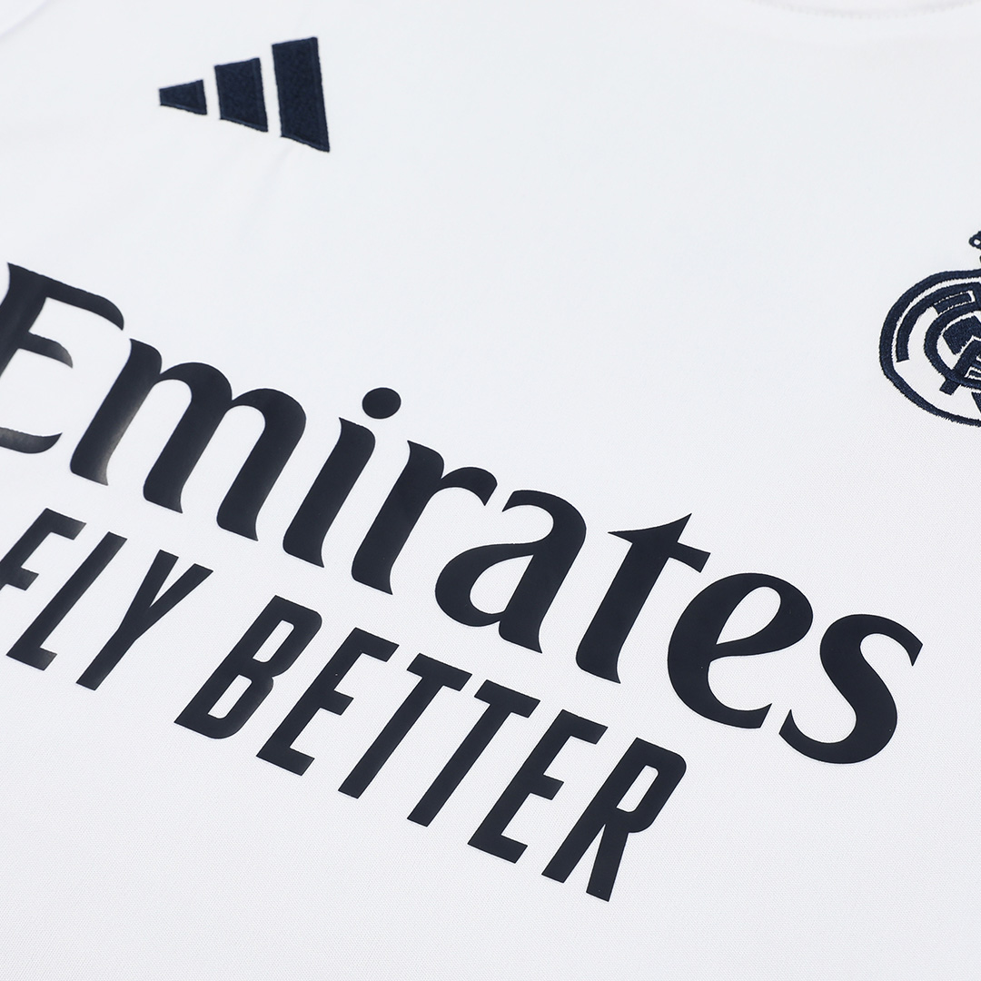 Real Madrid Pre-Match Soccer Jersey Kit 2024/25 (Jersey+Shorts)
