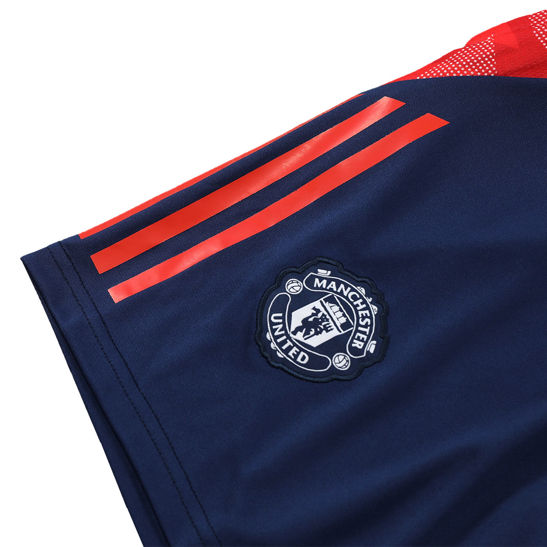 Manchester United Pre-Match Soccer Jersey Kit 2024/25 (Jersey+Shorts)