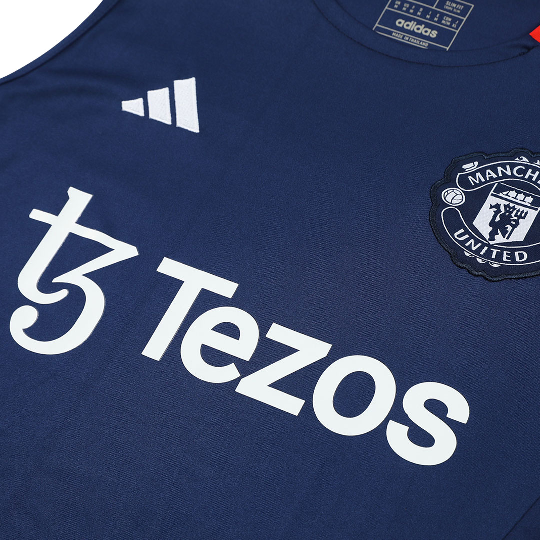 Manchester United Pre-Match Soccer Jersey Kit 2024/25 (Jersey+Shorts)