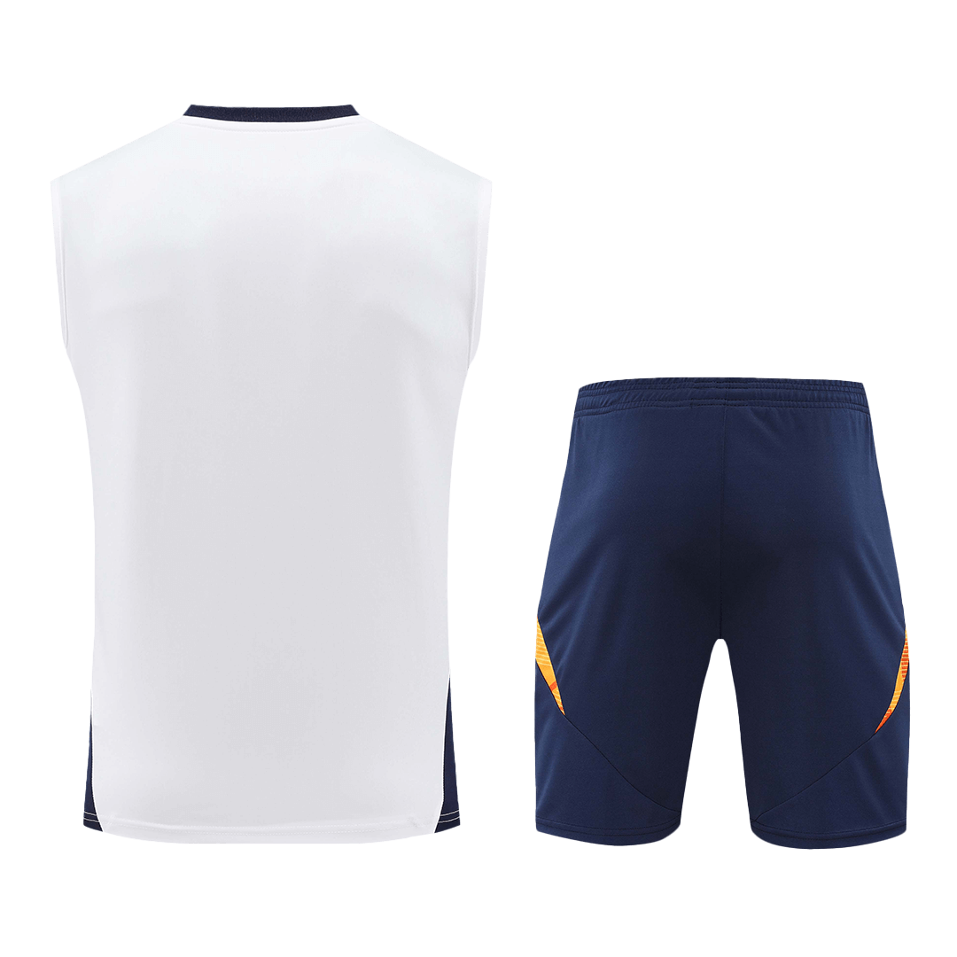 Real Madrid Pre-Match Soccer Jersey Kit 2024/25 (Jersey+Shorts)