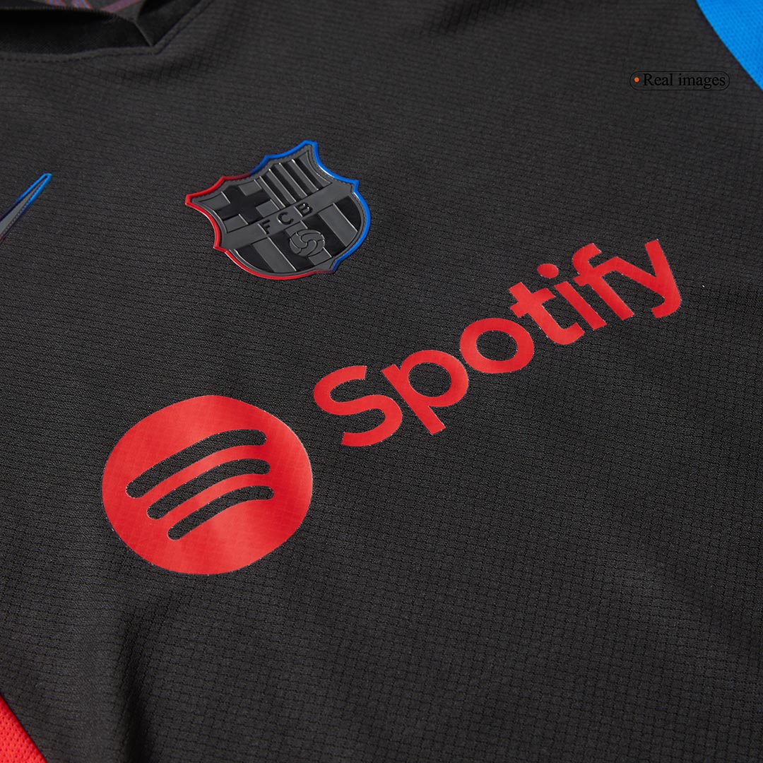 Barcelona Away Soccer Jersey Kit 2024/25 Kids(Jersey+Shorts)