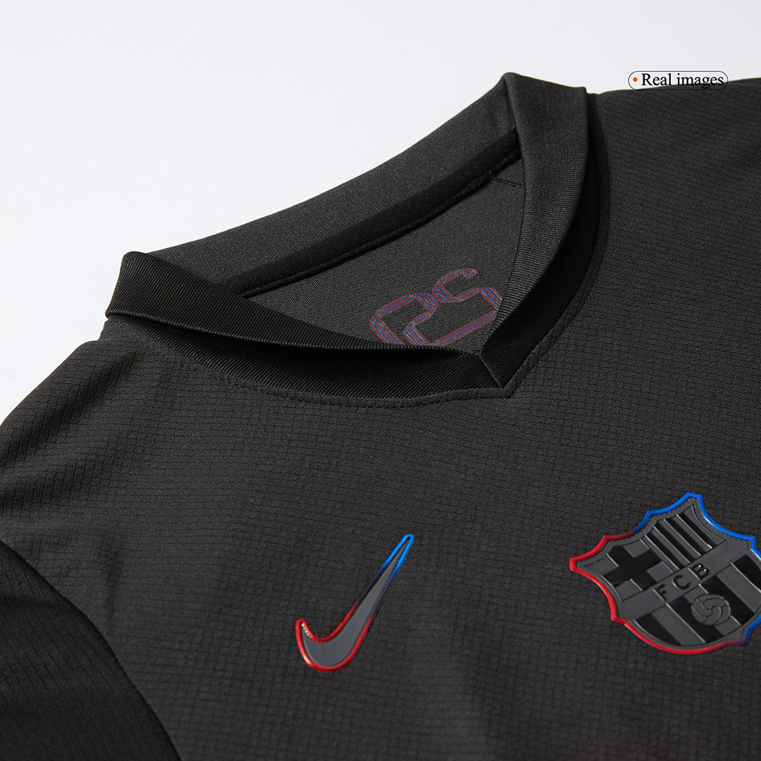 Barcelona Away Soccer Jersey Kit 2024/25 Kids(Jersey+Shorts)