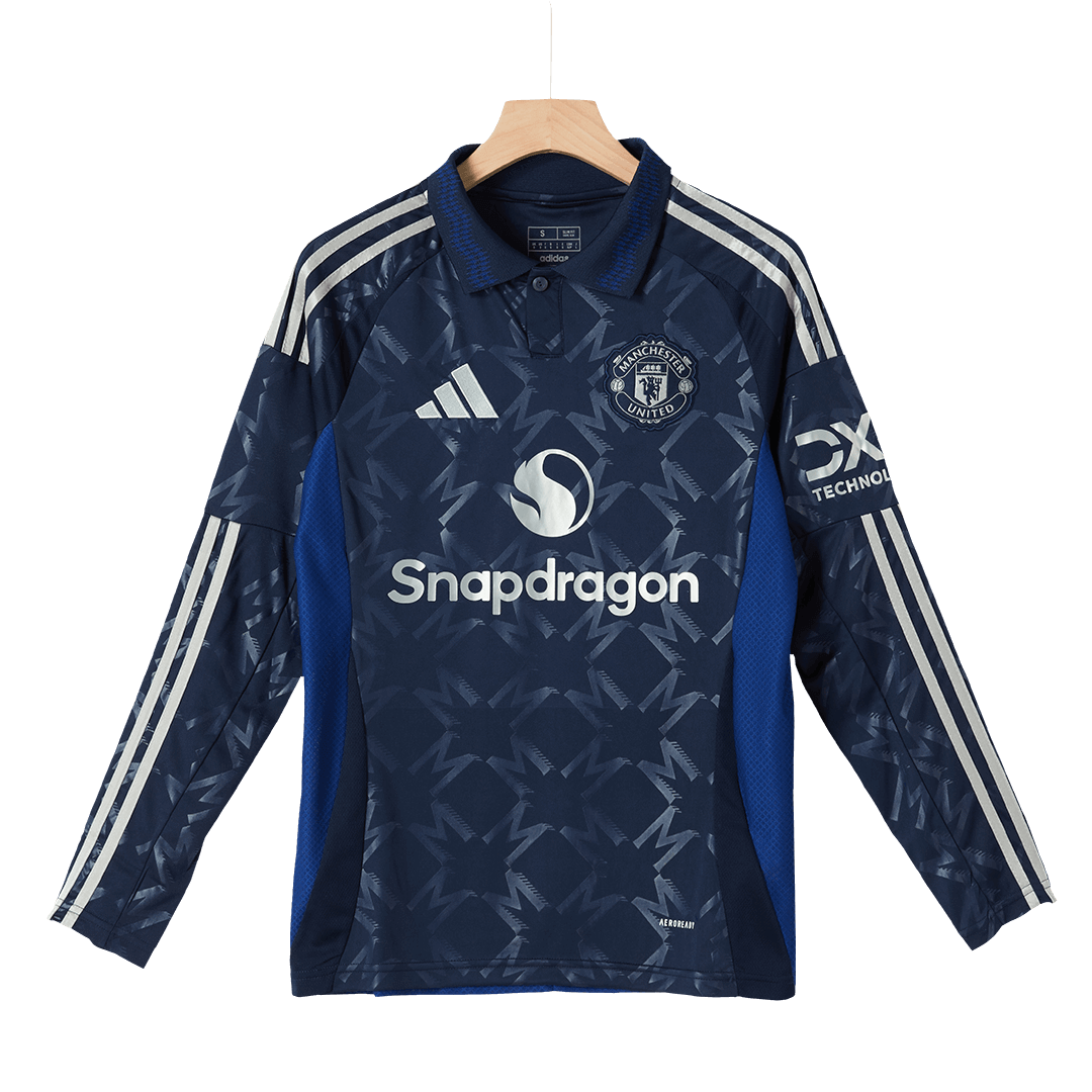 Manchester United Long Sleeve Away Soccer Jersey 2024/25