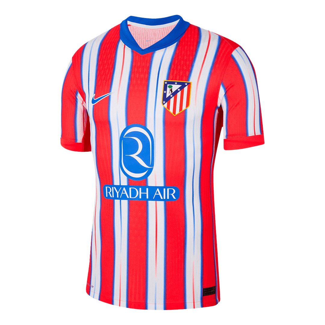 Atletico Madrid J.ALVAREZ #19 Home Soccer Jersey Authentic 2024/25