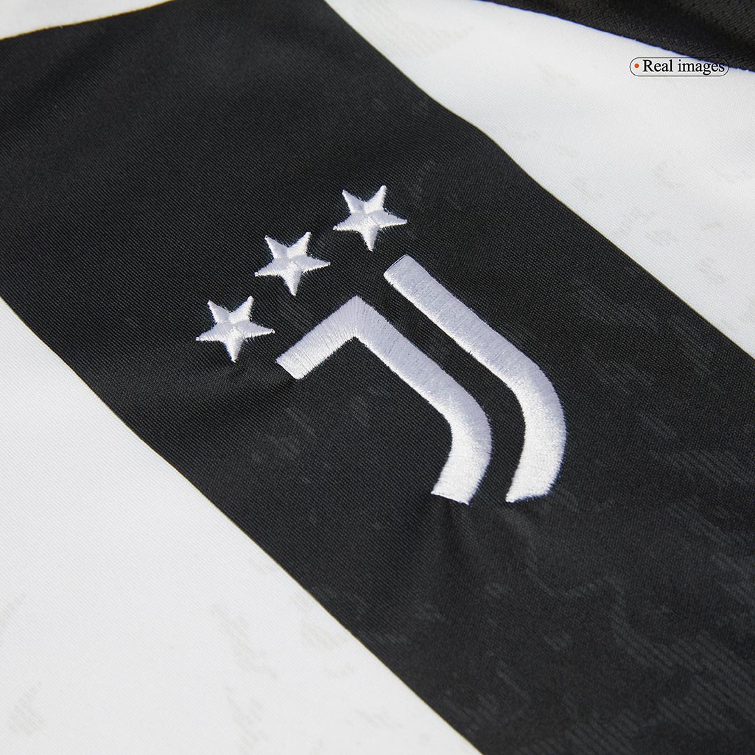 Juventus Home Soccer Jersey 2024/25- Save The Children Sponsor