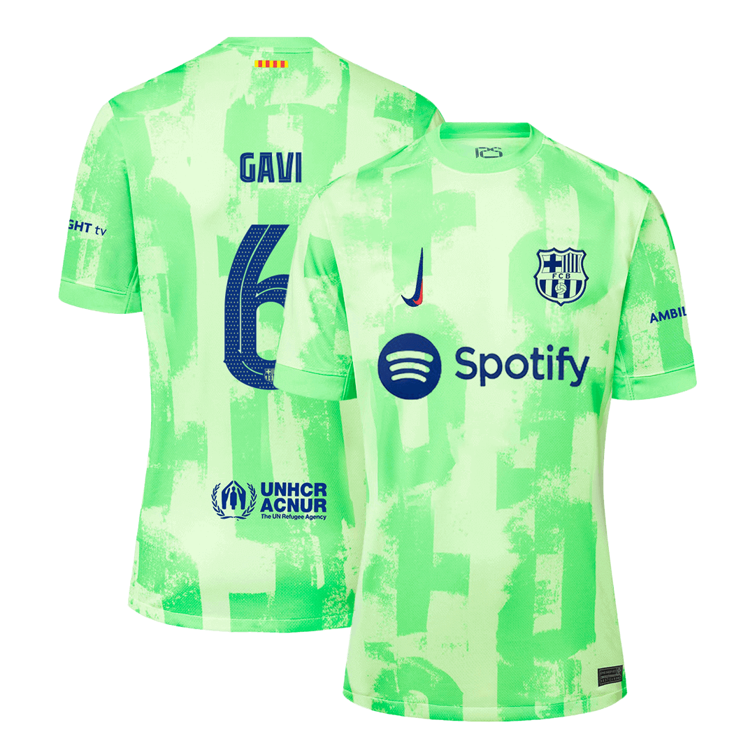 Barcelona GAVI #6 Third Away Jersey 2024/25 - UCL Edition