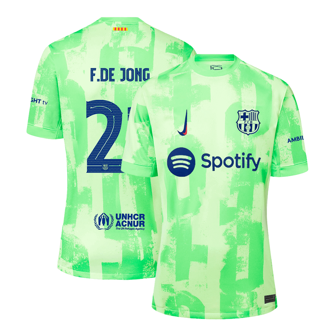 Barcelona F.DE JONG #21 Third Away Jersey 2024/25 - UCL Edition