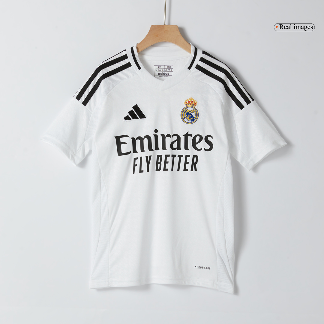 Real Madrid BELLINGHAM #5 Home Jersey Kit 2024/25 Kids(Jersey+Shorts)