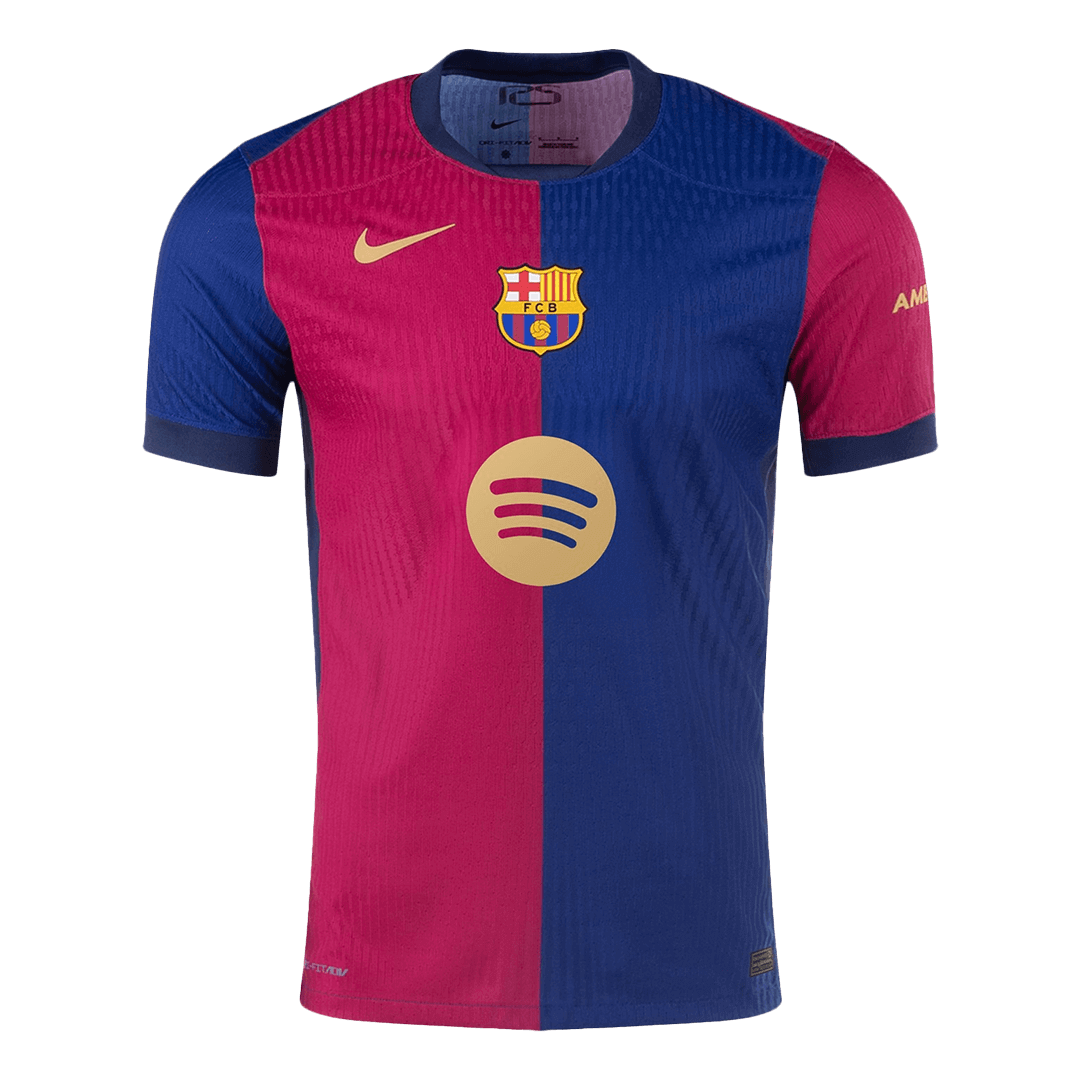 Barcelona Home Soccer Jersey Authentic 2024/25 - 125th Anniversary(Spotify Logo Without Text)