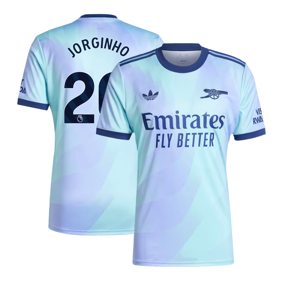 Arsenal JORGINHO #20 Third Away Soccer Jersey 2024/25