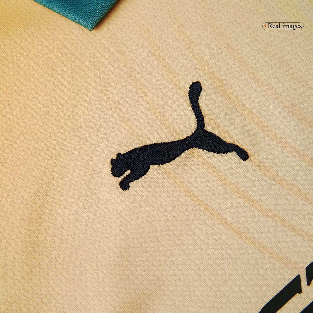 Manchester City Fourth Away Soccer Jersey Kit 2024/25 Kids(Jersey+Shorts)- Definitely City (UCL)