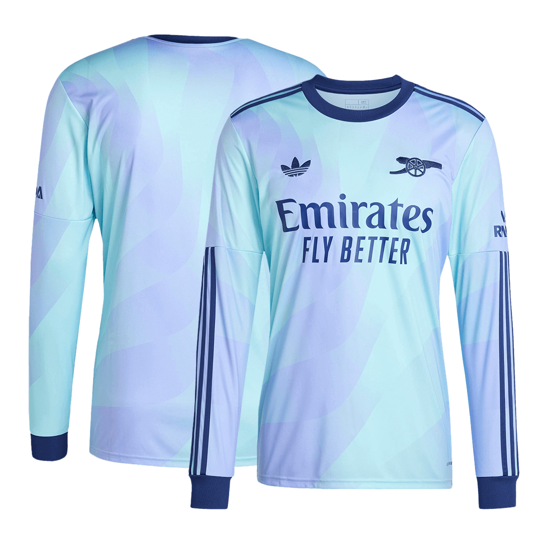 Arsenal Long Sleeve Third Away Soccer Jersey 2024/25