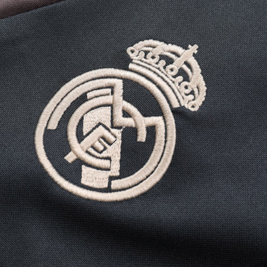 Real Madrid Sweatshirt Kit 2024/25 - Gray (Top+Pants)