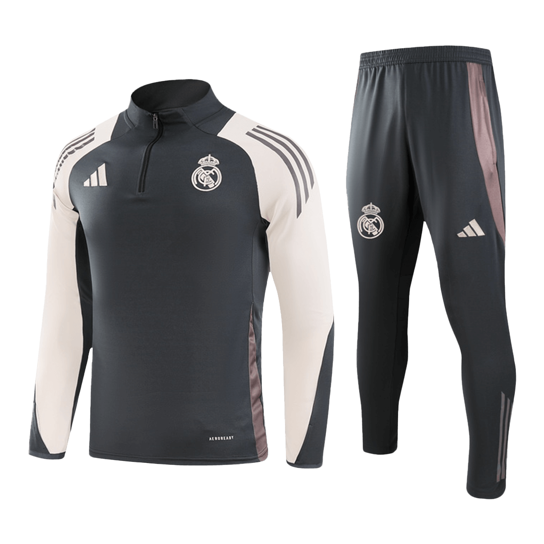 Real Madrid Sweatshirt Kit 2024/25 - Gray (Top+Pants)
