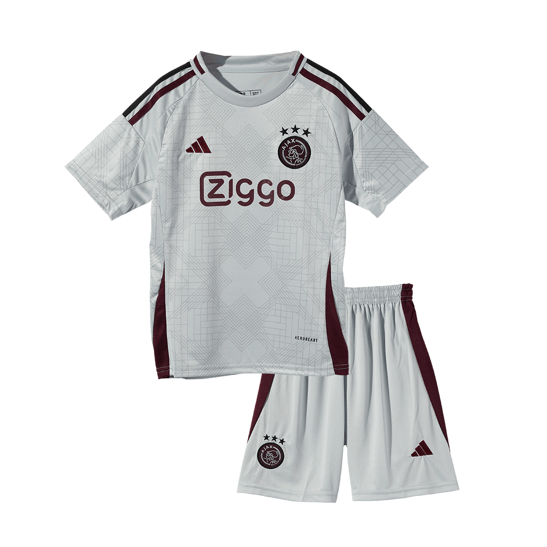Ajax Third Away Soccer Jersey Kit 2024/25 Kids(Jersey+Shorts)