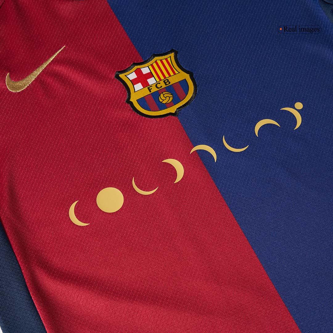 Barcelona Home Soccer Jersey Kit 2024/25 Kids(Jersey+Shorts) - COLDPLAY