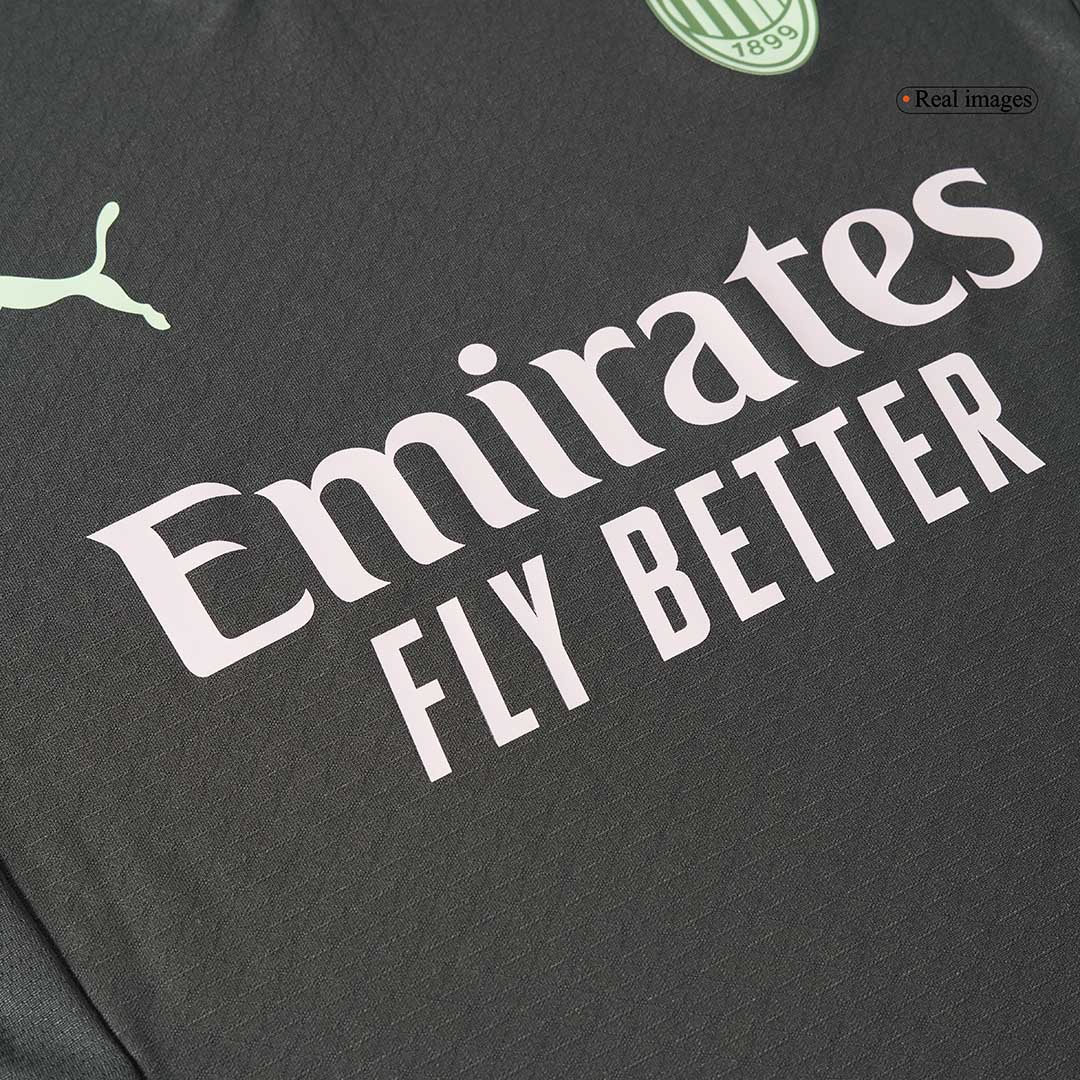 AC Milan RAFA LEÃO #10 Third Away Soccer Jersey Authentic 2024/25