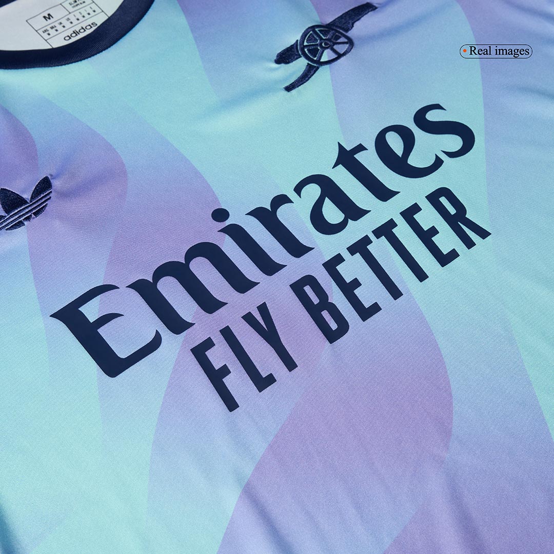 Arsenal Long Sleeve Third Away Soccer Jersey 2024/25