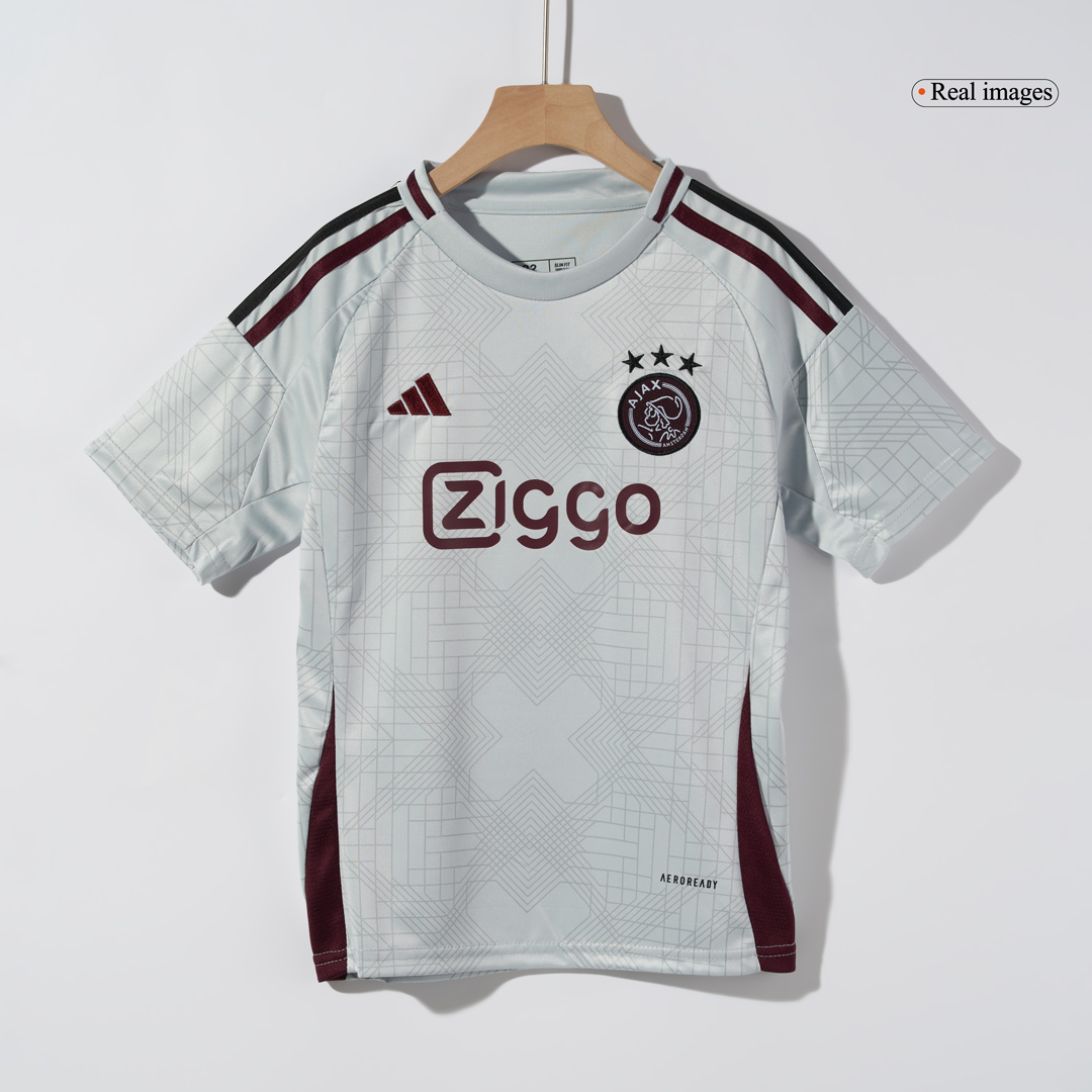 Ajax Third Away Soccer Jersey Kit 2024/25 Kids(Jersey+Shorts)