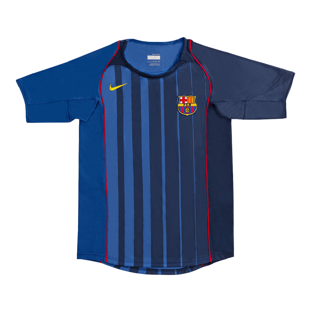 Barcelona MESSI #30 Away Soccer Jersey Retro 2004/05
