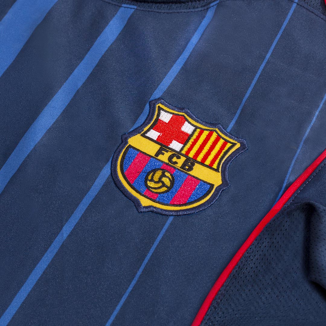 Barcelona MESSI #30 Away Soccer Jersey Retro 2004/05