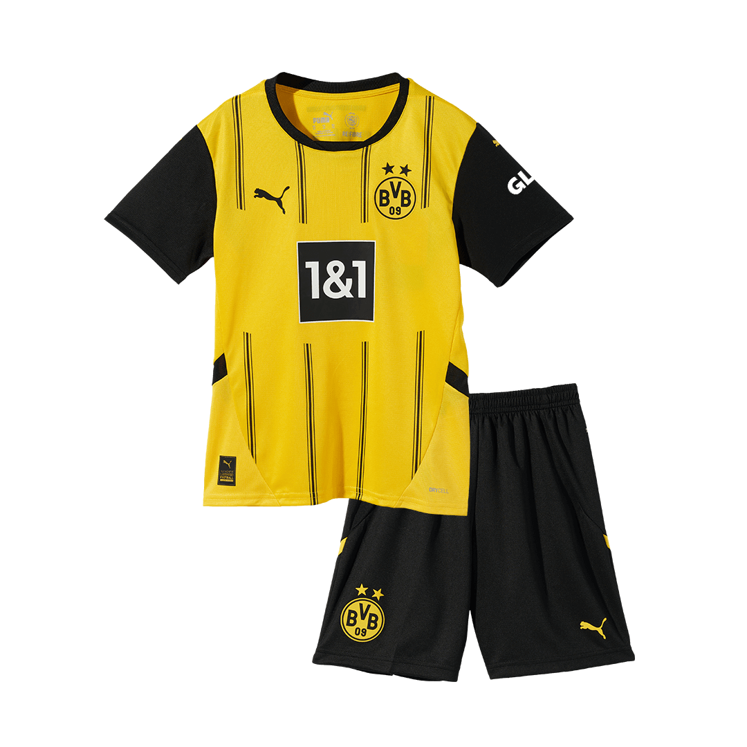 Dortmund Home Jersey Kit 2024/25 Kids(Jersey+Shorts)