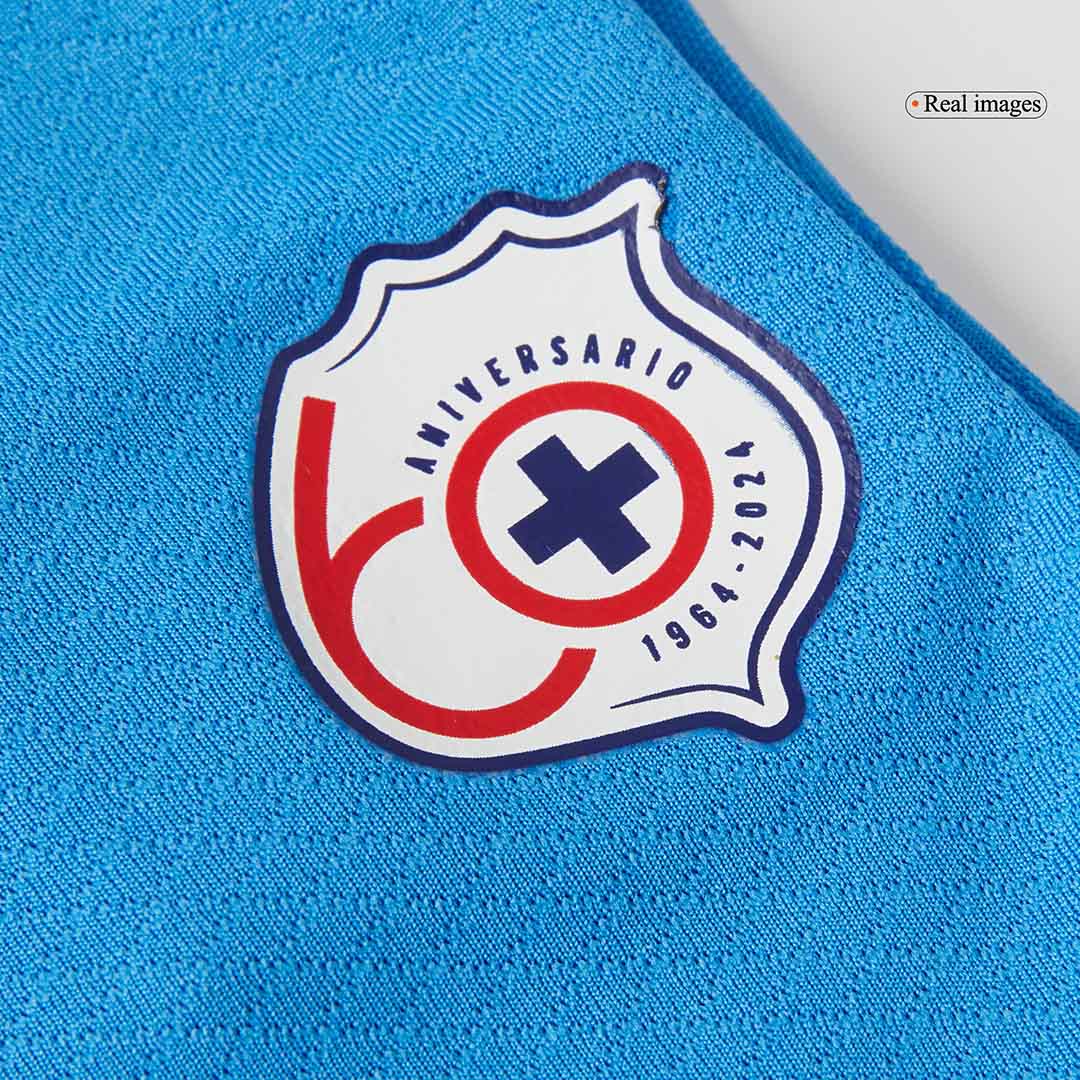 Cruz Azul Home Soccer Jersey Kit 2024/25 Kids(Jersey+Shorts)