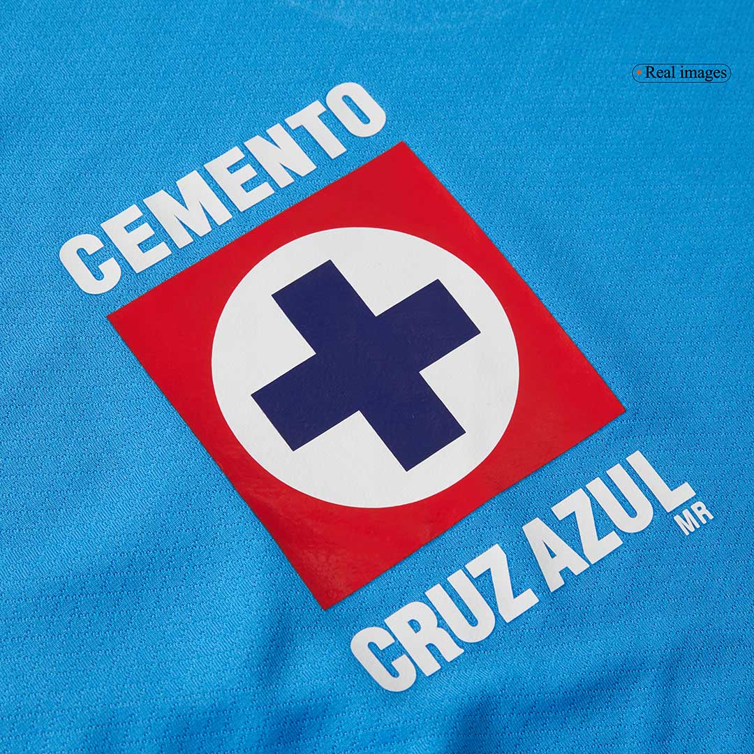 Cruz Azul Home Soccer Jersey Kit 2024/25 Kids(Jersey+Shorts)