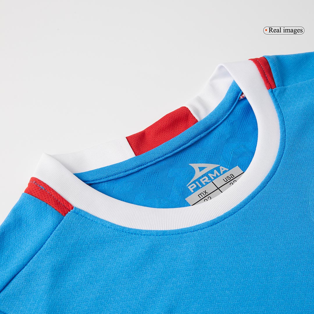 Cruz Azul Home Soccer Jersey Kit 2024/25 Kids(Jersey+Shorts)