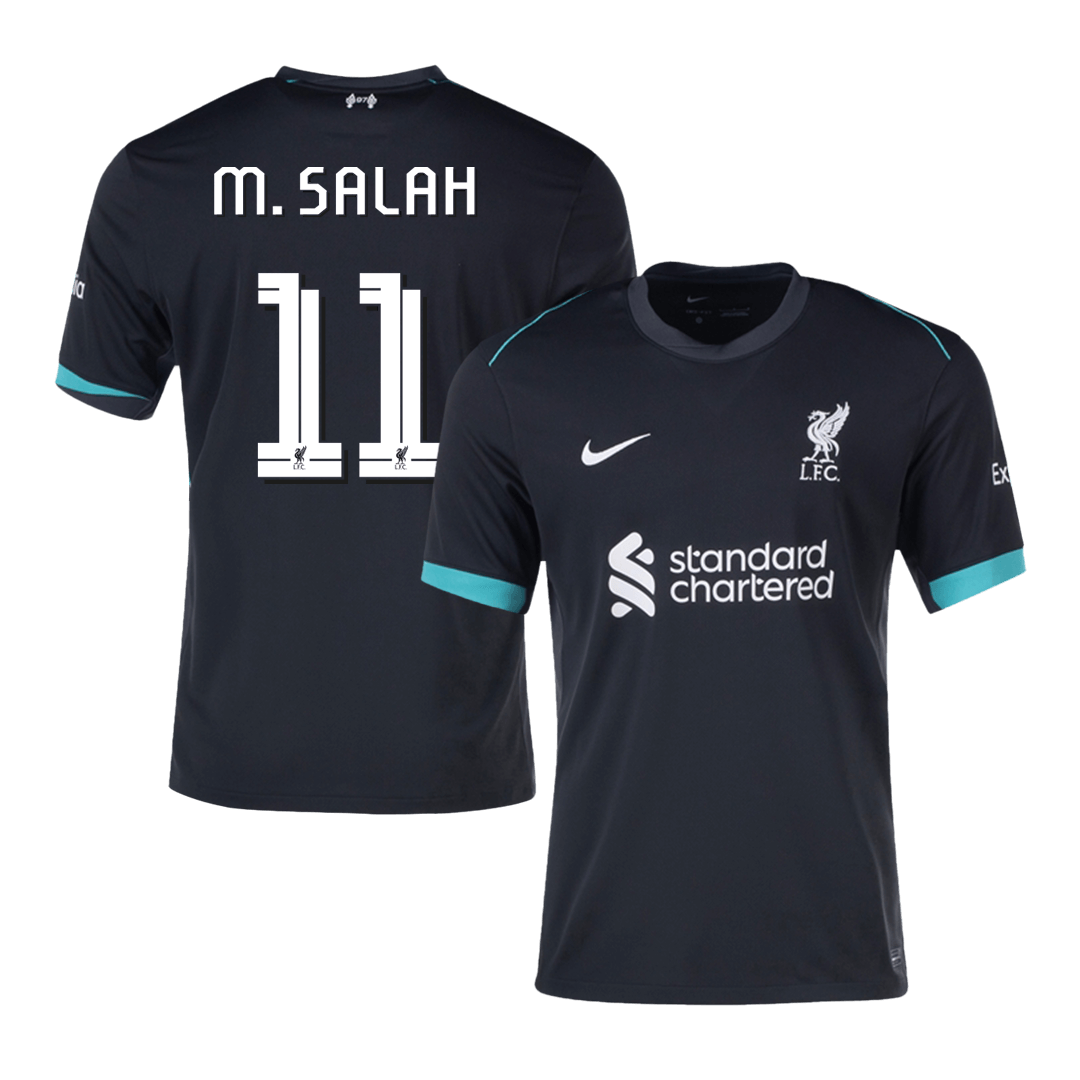 Liverpool M.SALAH #11 Away Soccer Jersey 2024/25 - UCL Edition